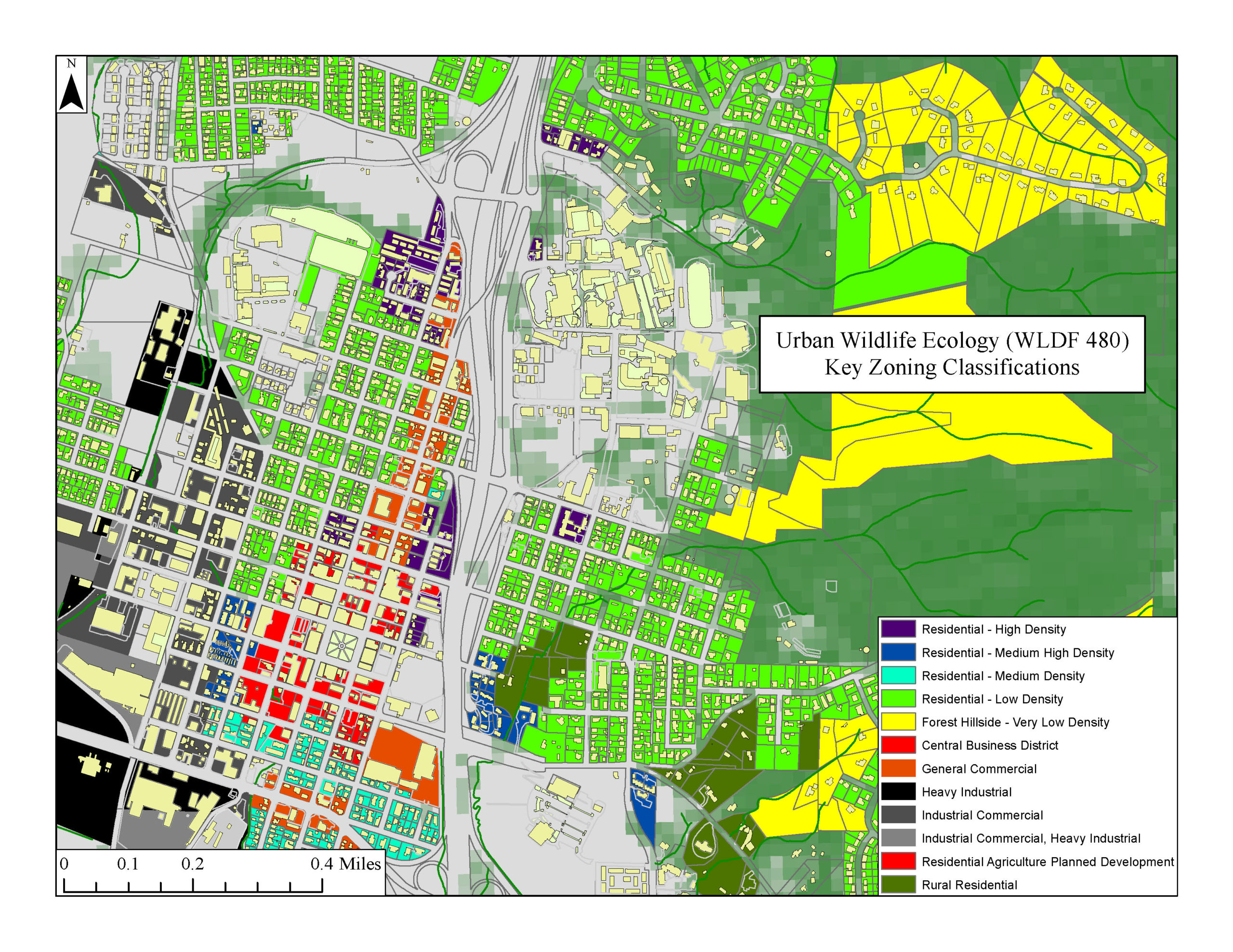 Arcata Zoning Map by Jerry Dinzes