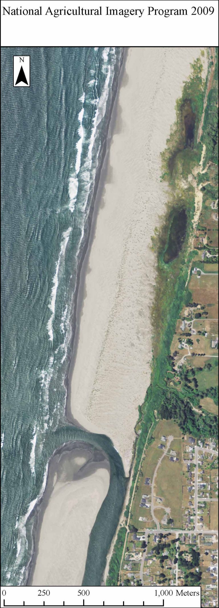 Time Series Map of Mouth of Mad River by Jerry Dinzes