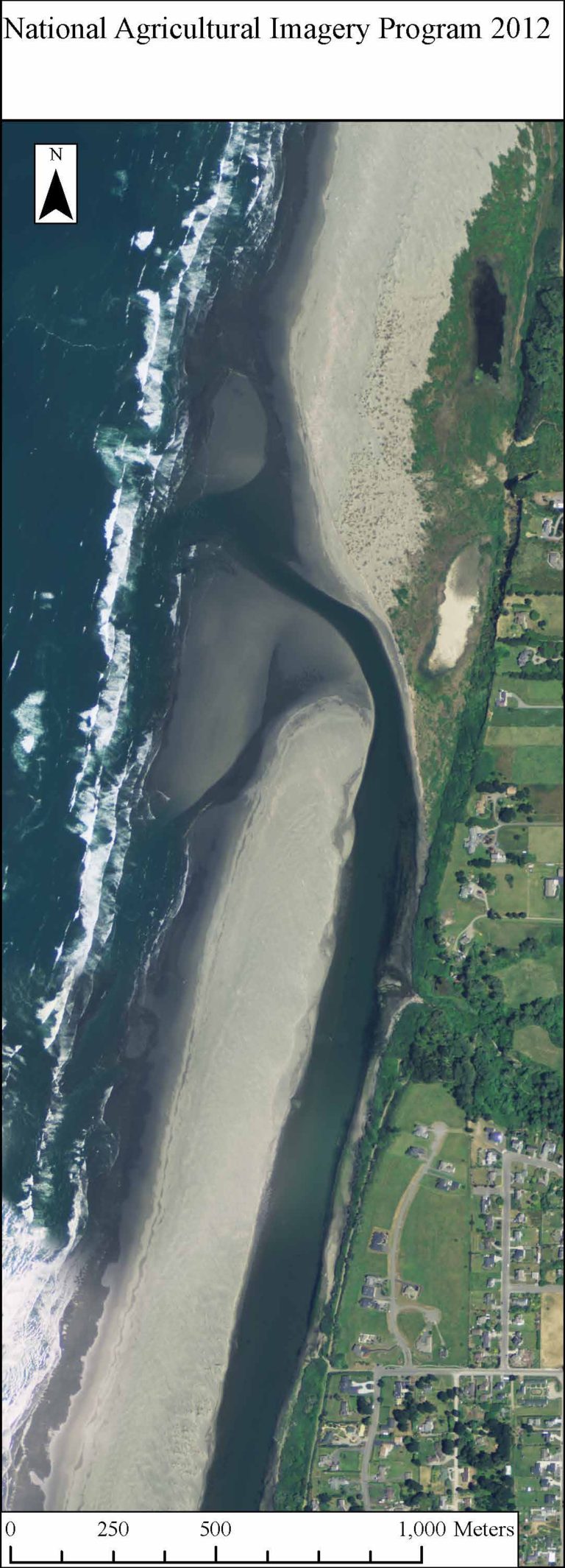 Time Series Map of Mouth of Mad River by Jerry Dinzes